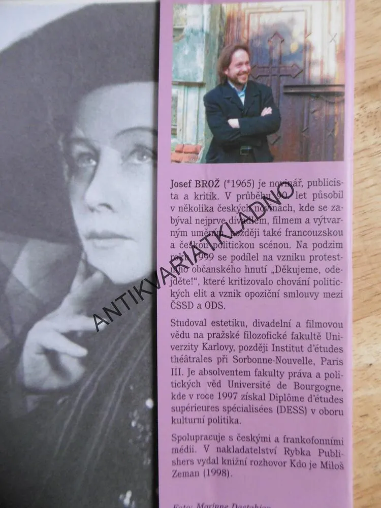 AFÉRY ANDULY SEDLÁČKOVÁ, JOSEF BROŽ