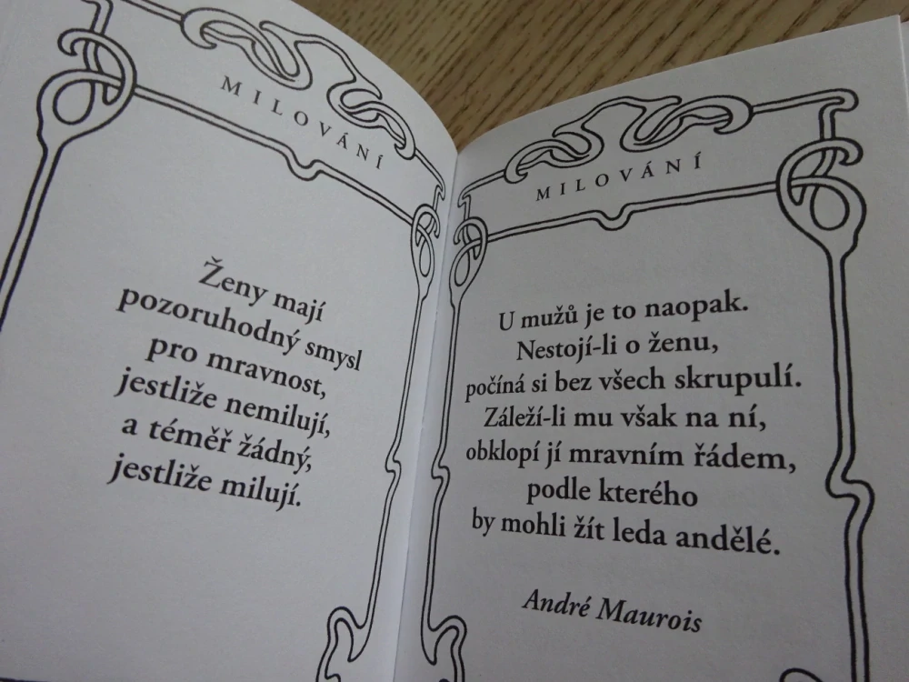MILOVÁNÍ, **an