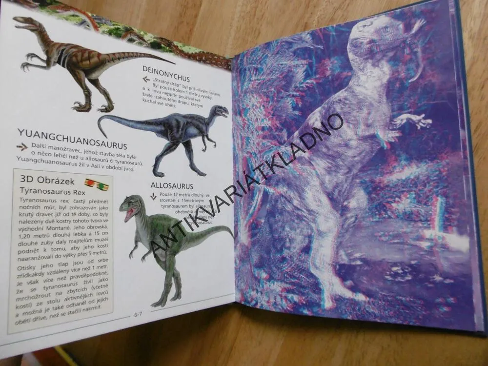 DINOSAUŘI 3D, včetně 3D BRÝLÍ,CHRIS MADSEN, **an