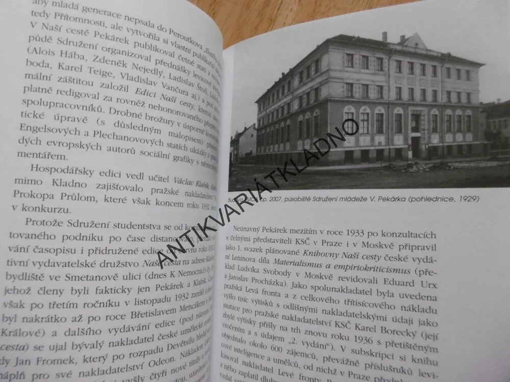 NAKLADATELSKÉ KLADNO, Z DĚJIN KLADENSKÉ KNIŽNÍ KULTURY, ALEŠ ZACH, **an