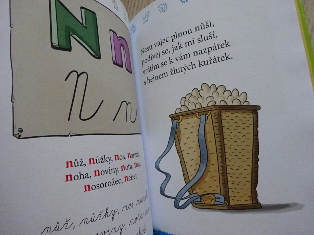 SLABIKÁŘ, VESELÁ ABECEDA, **an