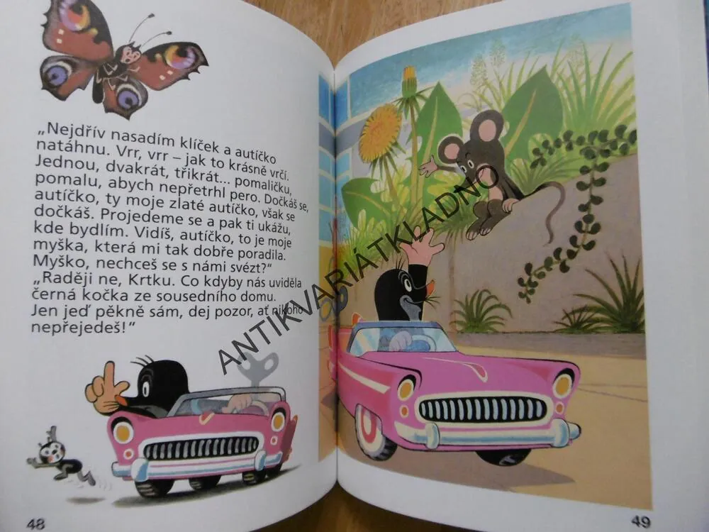 KRTEK A AUTÍČKO, MILER, PETIŠKA, **an