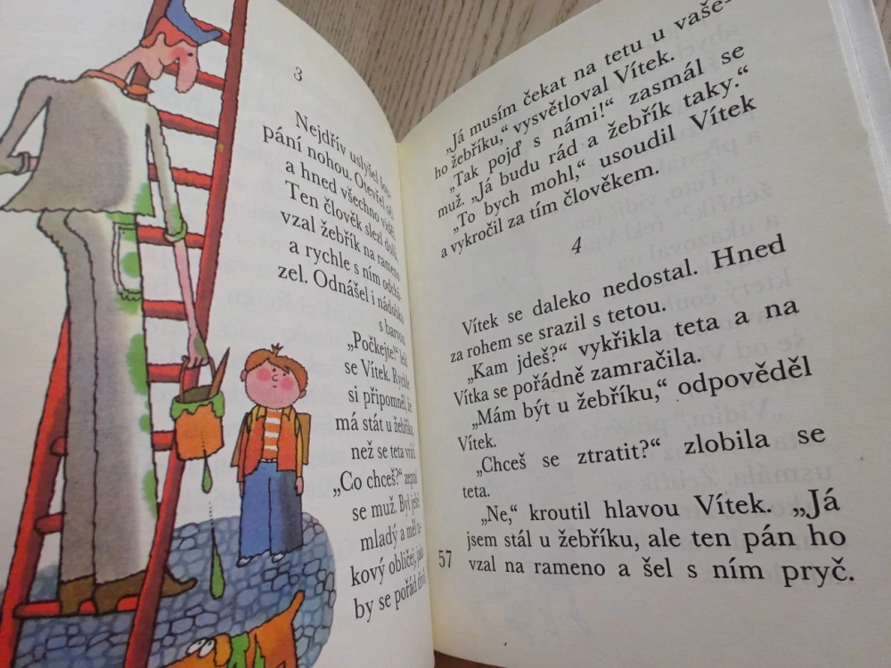 JAK JEL VÍTEK DO PRAHY, BOHUMIL ŘÍHA, **an