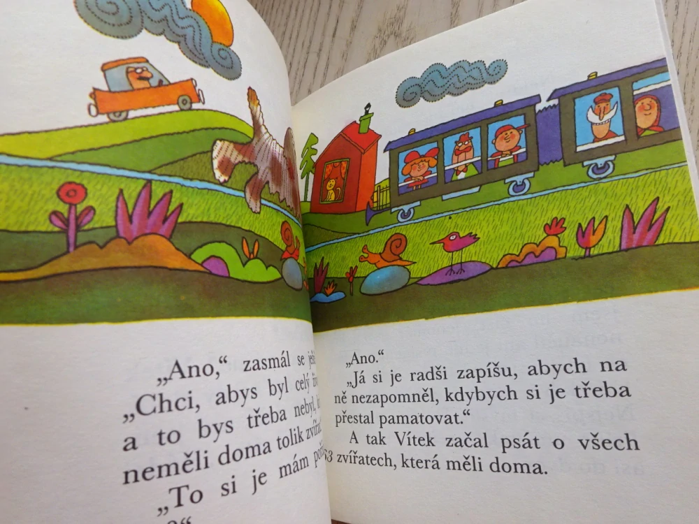 VÍTEK JE ZASE DOMA, BOHUMIL ŘÍHA, ADOLF BORN, **an