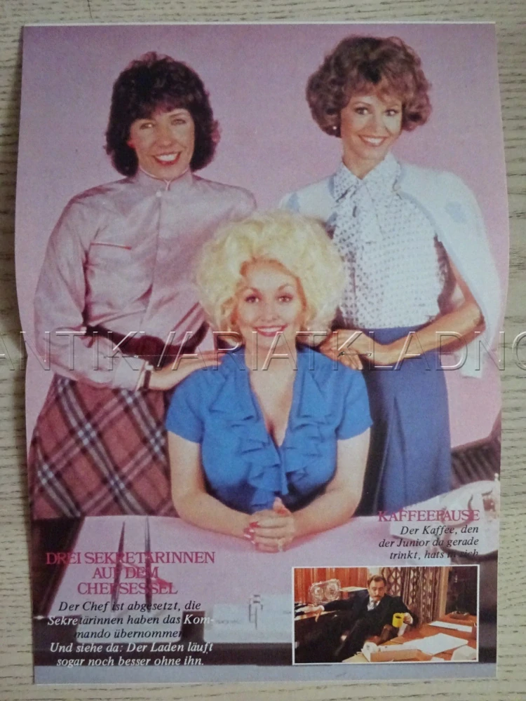 OD DEVÍTI DO PĚTI, DOLLY PARTON, JANE FONDA, BIO PROGRAM NĚMECKY