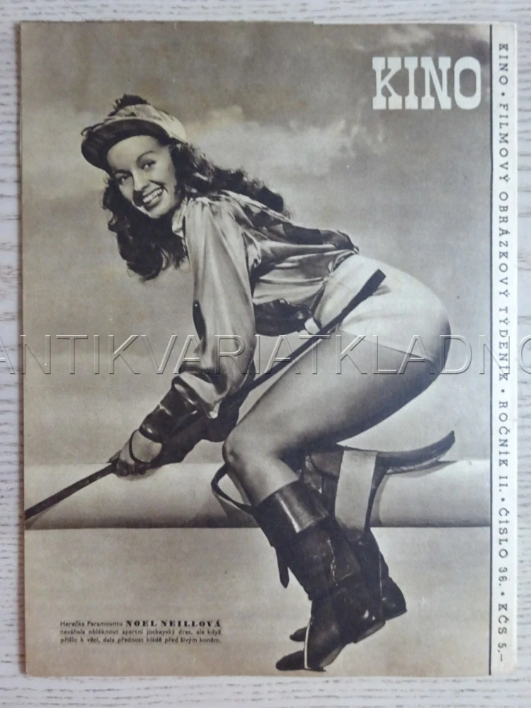 KINO, ROČ. II, Č. 36, ČASOPIS, SONIA HOLMOVÁ
