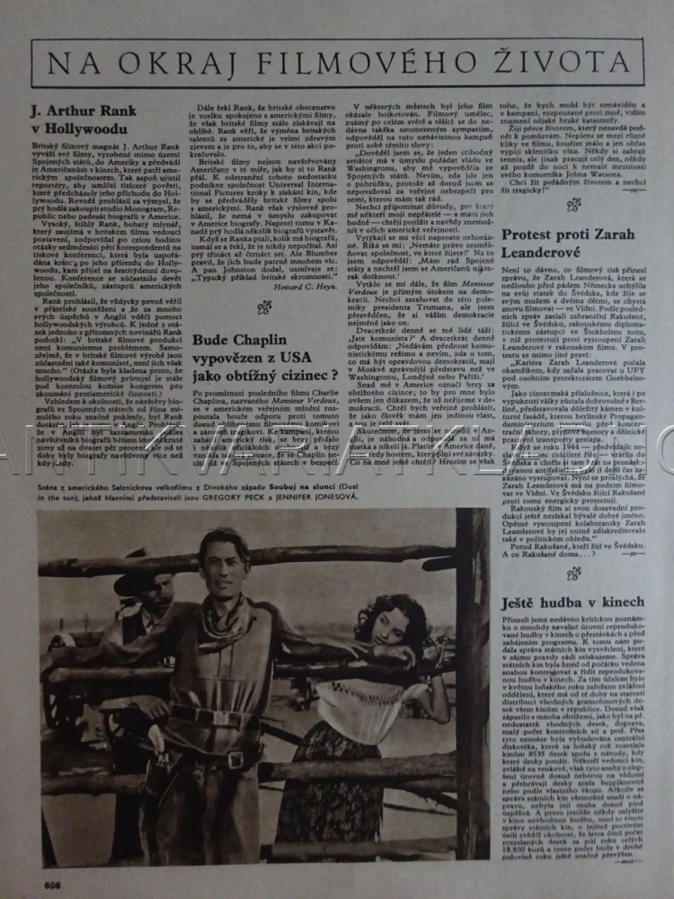 KINO, ROČ. II, Č. 33, ČASOPIS, ZDENKA PROCHÁZKOVÁ