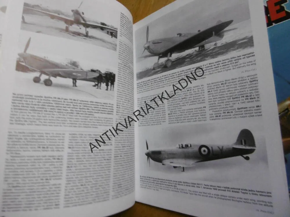 SUPERMARINE SPITFIRE, ALFRED PRICE, MONOGRAFIE 1-2,