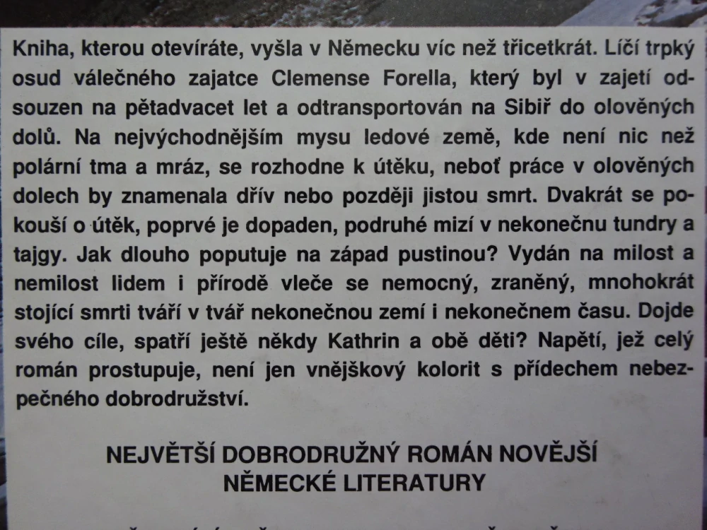 KAM AŽ MĚ NOHY DONESOU, JOSEF MARTIN BAUER, **an