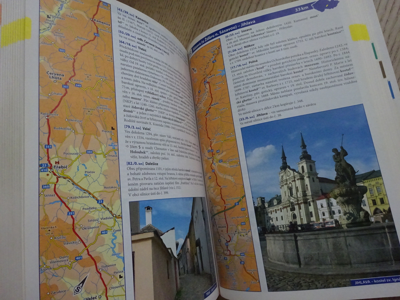MOTORISTICKÝ PRŮVODCE PO SILNICÍCH ČESKÉ REPUBLIKY, MAPA, **an