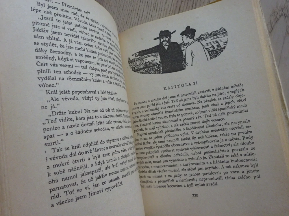 DOBRODRUŽSTVÍ HUCKLEBERRYHO FINNA, MARK TWAIN, **an