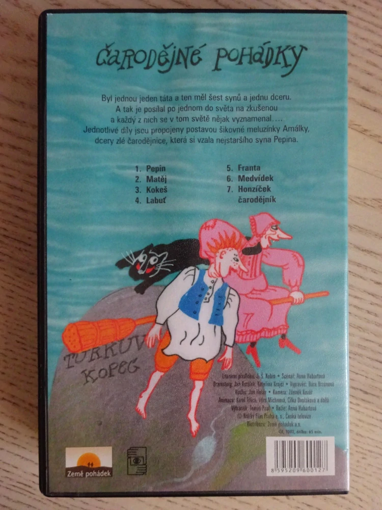 ČARODĚJNÉ POHÁDKY, VHS VIDEOKAZETA