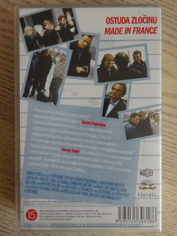 STŘÍLEJTE NA FRANCOUZE, VHS VIDEOKAZETA