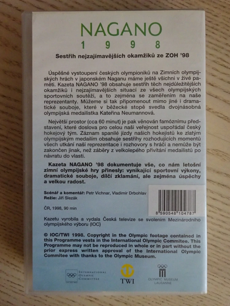 NAGANO, VHS VIDEOKAZETA