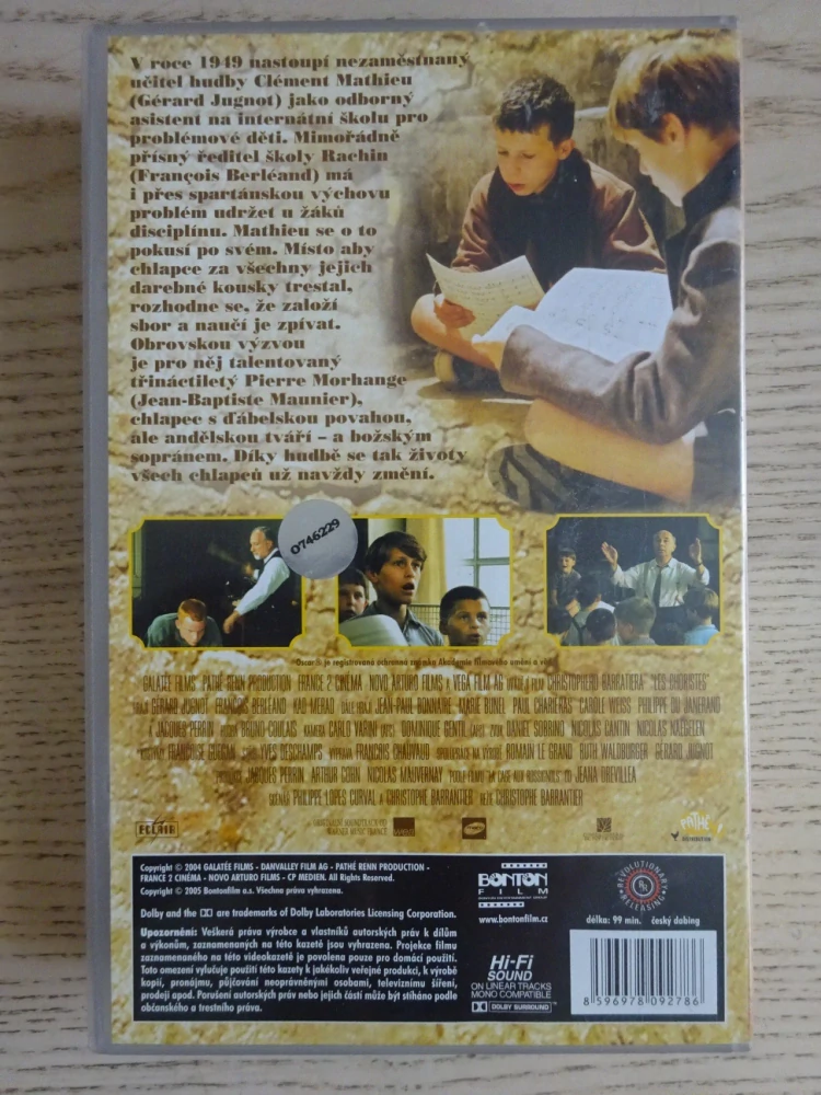 SLAVÍCI V KLECI, VHS VIDEOKAZETA