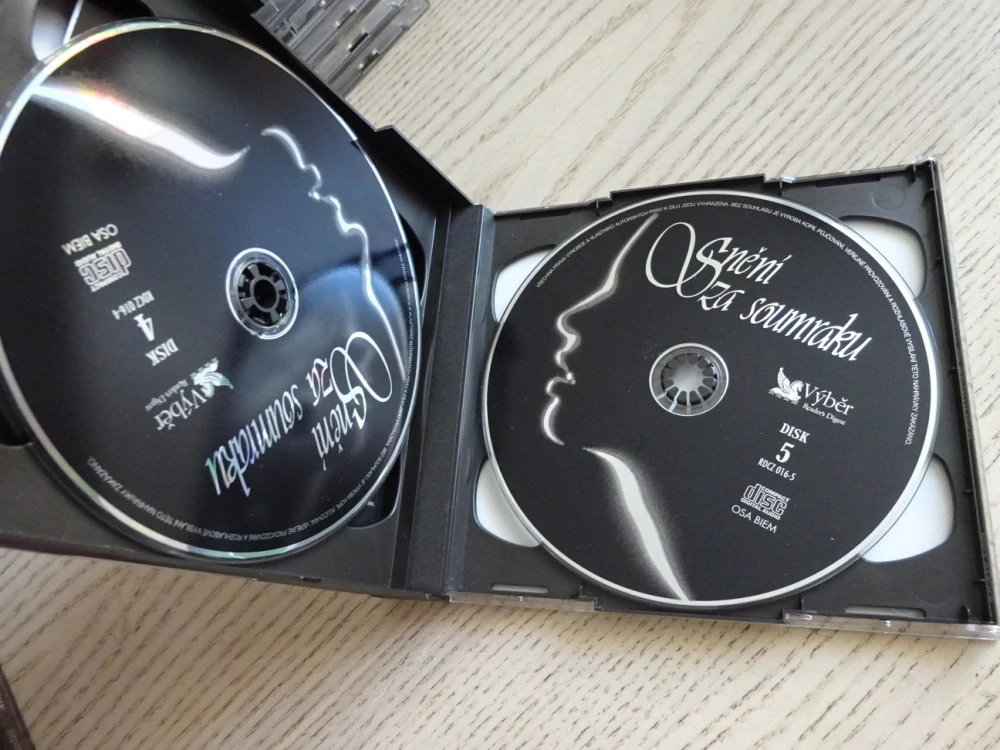 SNĚNÍ ZA SOUMRAKU, 5X CD HUDBA