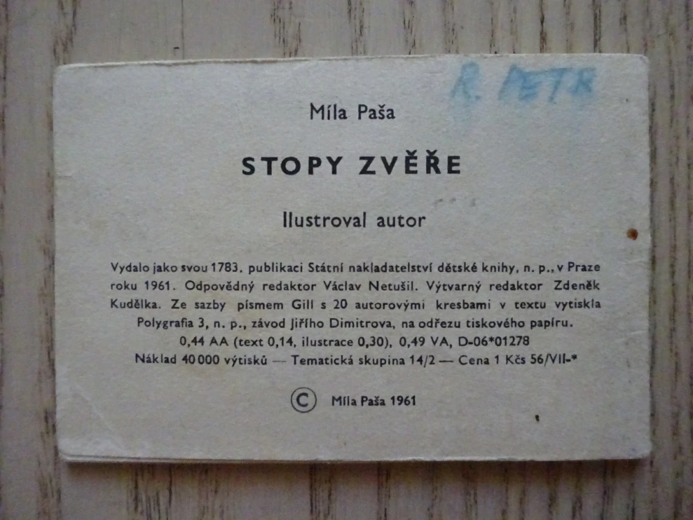 STOPY ZVĚŘE, EDICE KUKÁTKO