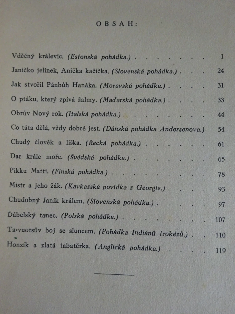 VDĚČNÝ KRÁLEVIC A JINÉ POHÁDKY, **an