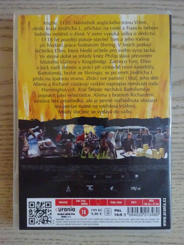 PILÍŘE ZEMĚ, 1.+2. ČÁST, DVD FILM