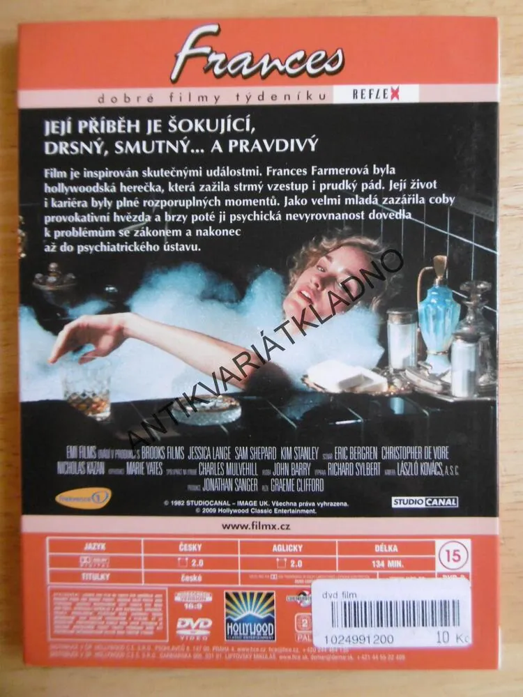 FRANCES, DVD FILM