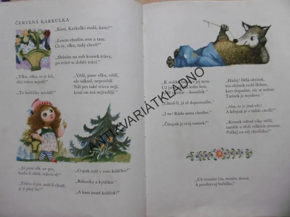 DVAKRÁT SEDM POHÁDEK, HRUBÍN, JIŘÍ TRNKA, 1965, **an