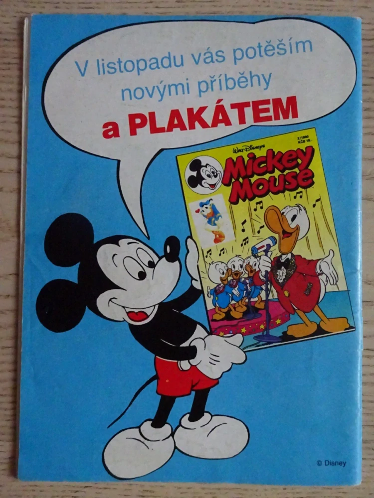 MICKEY MOUSE, KOMIKS, DISNEY, 1/1990