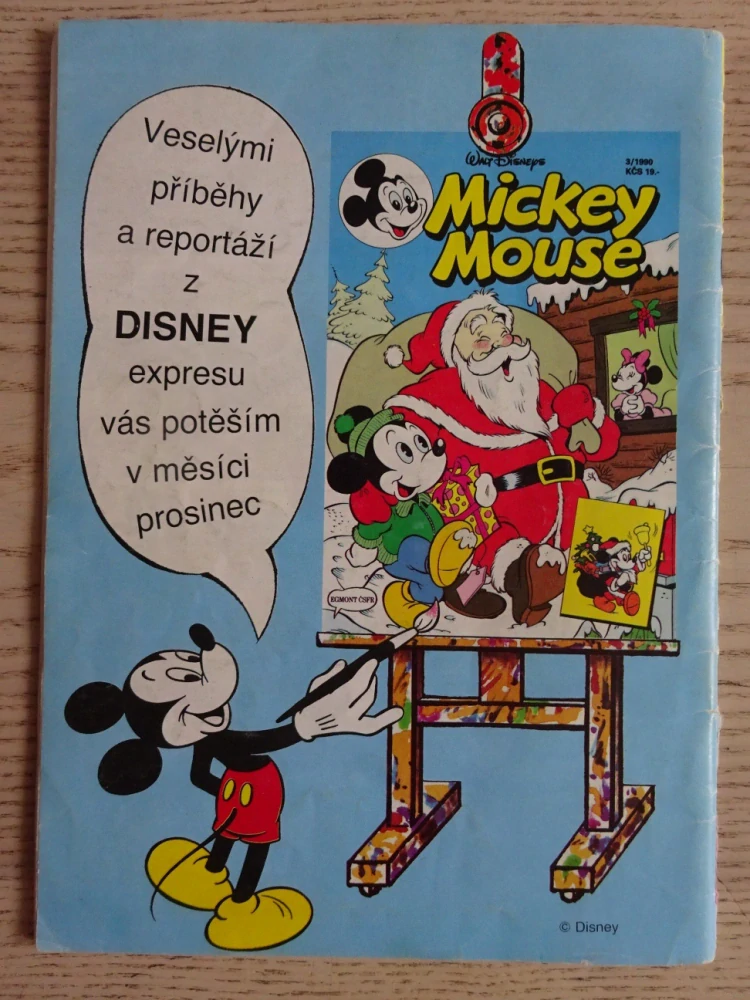 MICKEY MOUSE, KOMIKS, DISNEY, 2/1990