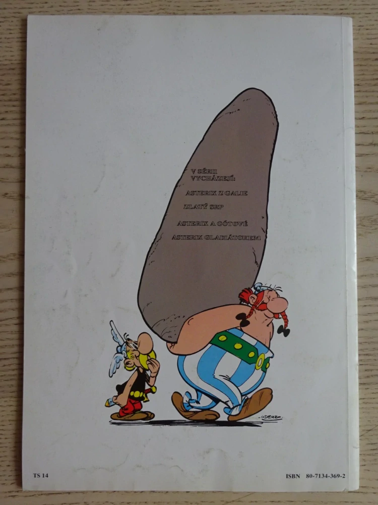 ASTERIX A ZLATÝ SRP, KOMIKS, UDERZO, **an