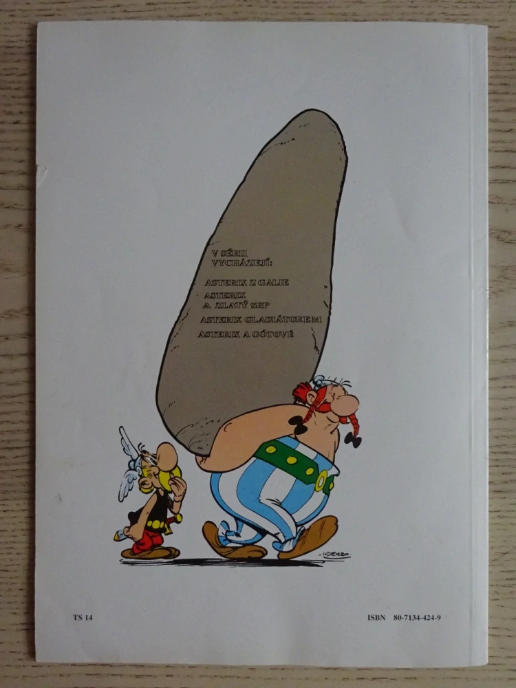 ASTERIX GLADIÁTOREM, KOMIKS, UDERZO, **an