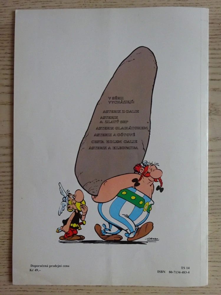 ASTERIX A CESTA KOLEM GALIE, KOMIKS, UDERZO, **an