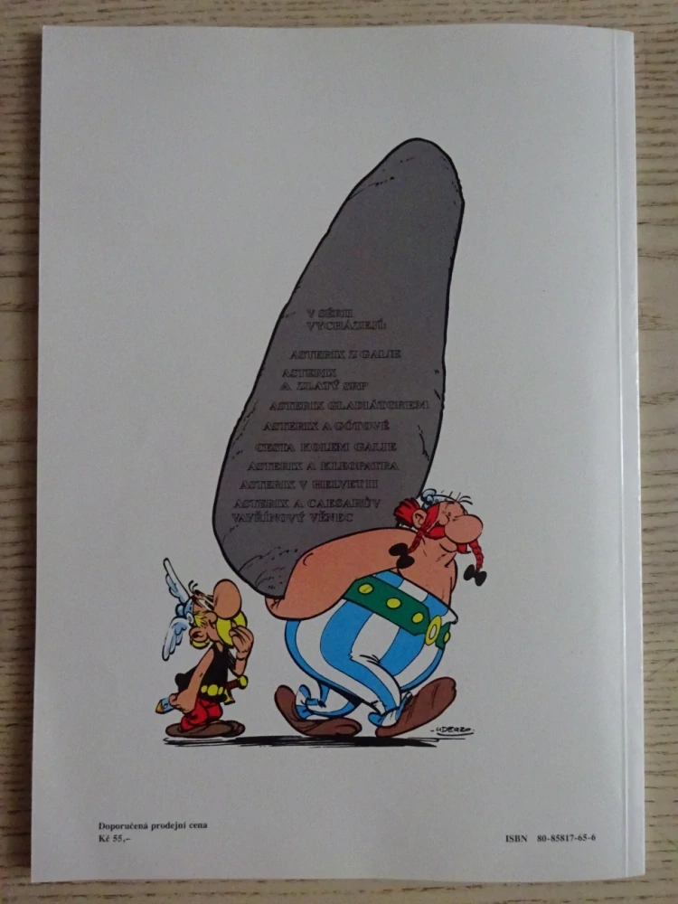 ASTERIX A CAESARŮV VAVŘÍNOVÝ VĚNEC, KOMIKS, UDERZO, **an