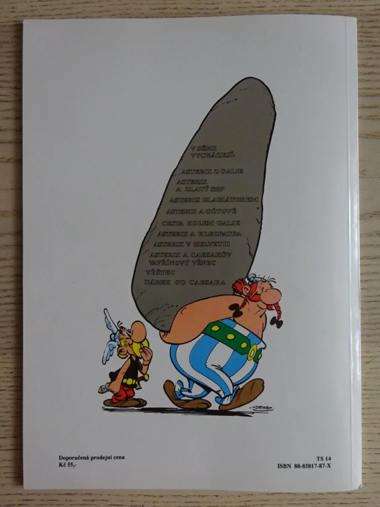 DÁREK OD CAESARA, ASTERIX, OBELIX, KOMIKS, UDERZO, **an