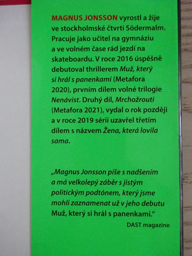 MRCHOŽROUTI, MAGNUS JONSSON, **an
