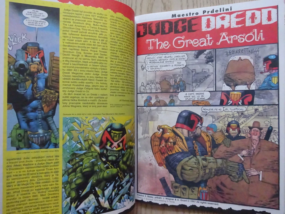 KOMIKS CREW, 2/97, JUDGE DREDD, LOBO, HELLBOY, SINISTER A DEXTER
