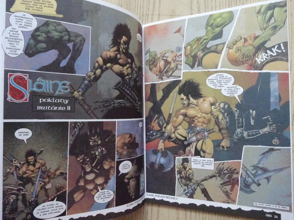 KOMIKS CREW, 6/97, SLÁINE, HELLBOY, BURTON A CYB, JOHNNY NEMO