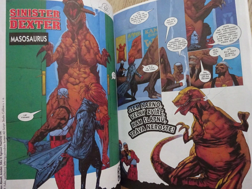 KOMIKS CREW, 8/98, JUDGE DREDD, SIN CITY, PERVERS PÉPÉRE