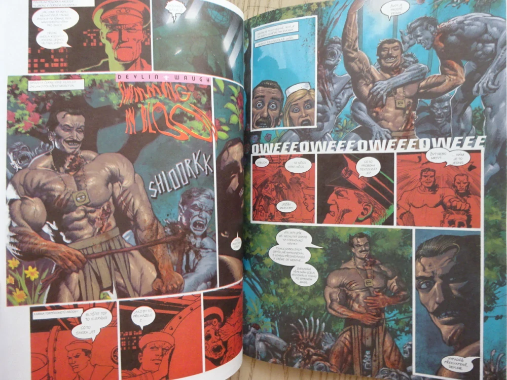 KOMIKS CREW, 18/2001, MEAN MACHINE, BATMAN DARKNESS, DEVLIN WAUGH, HANS