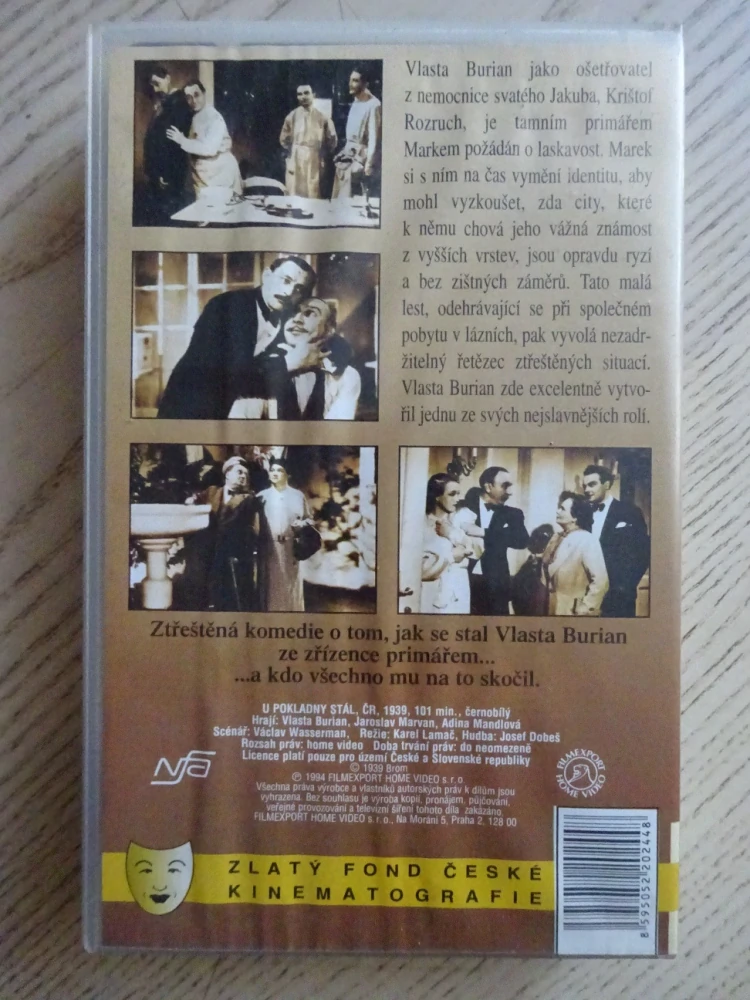 U POKLADNY STÁL, VHS