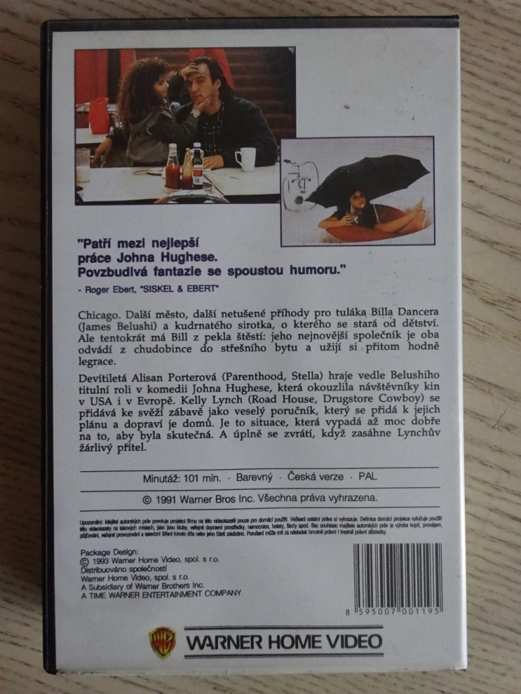 KUDRNATÁ HOLKA, VHS VIDEOKAZETA