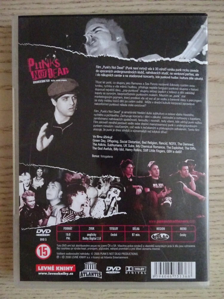 PUNK'S NOT DEAD, DVD HUDBA