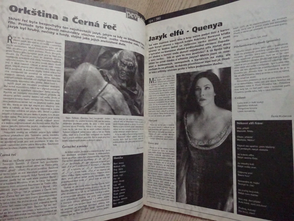 PEVNOST, MĚSÍČNÍK O FANTASY, MYSTICE A HISTORII, 10/2003