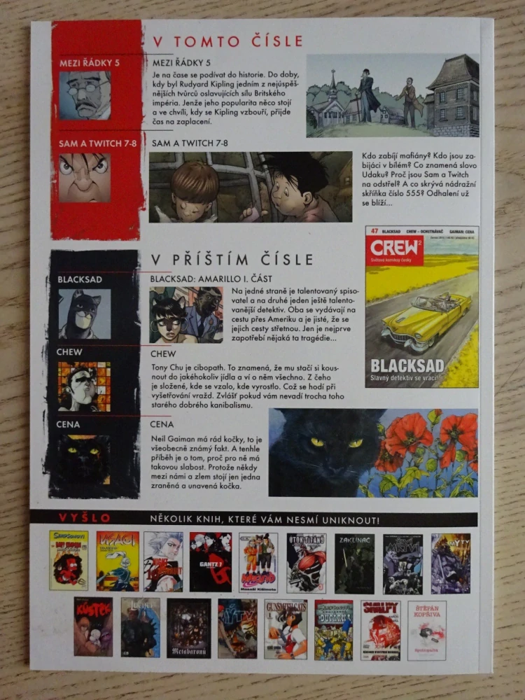 KOMIKS CREW 2, 46/2015, VELKÉ FINÁLE: SAM A TWITCH, MEZI ŘÁDKY