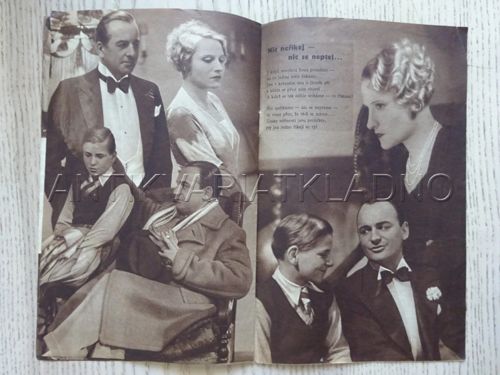 PALČIVÉ TAJEMSTVÍ, A. ABEL, BIO PROGRAM Č. 31, 1933