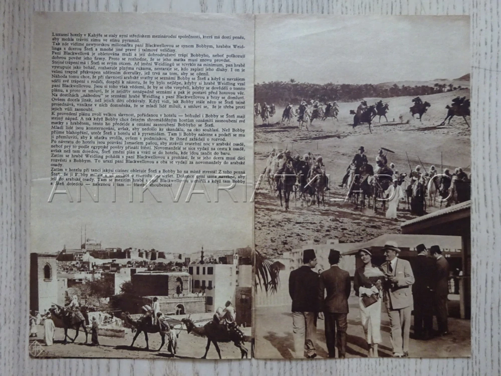 SEZONA V KAHÝŘE, G. WALDAU, BIO PROGRAM Č. 63, 1933