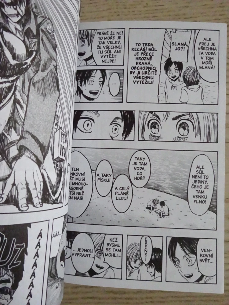 ÚTOK TITÁNŮ, HADŽIME ISAJAMA 1, MANGA KOMIKS, **an