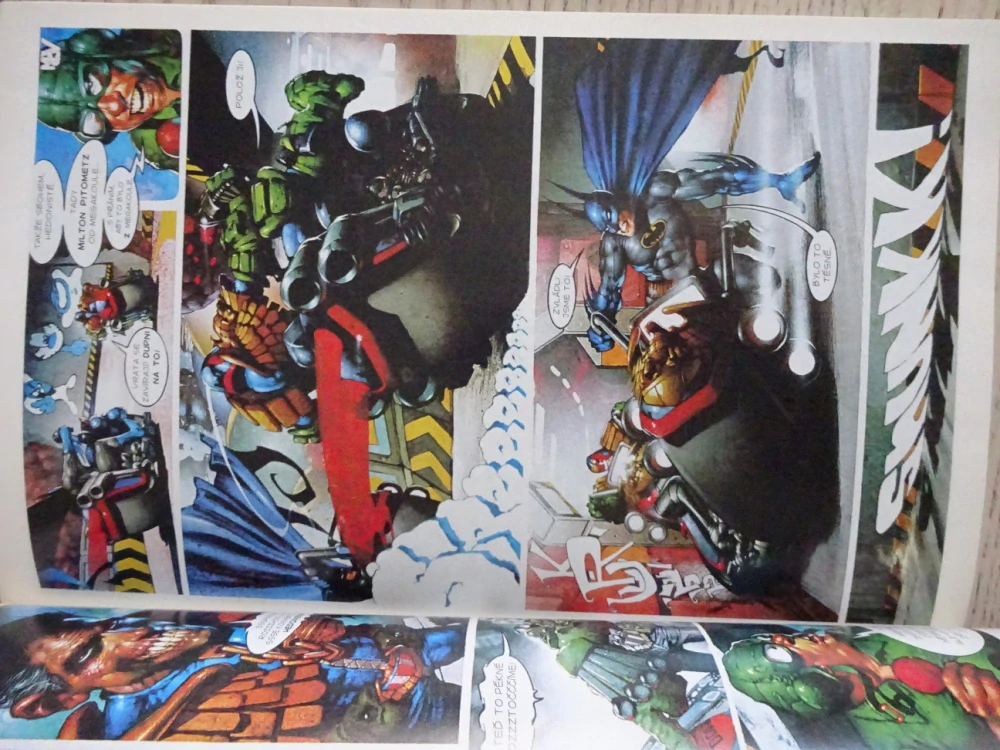 MODRÁ CREW, ZEMŘÍT SMÍCHY 2/2, BATMAN, SOUDCE DREDD, **an