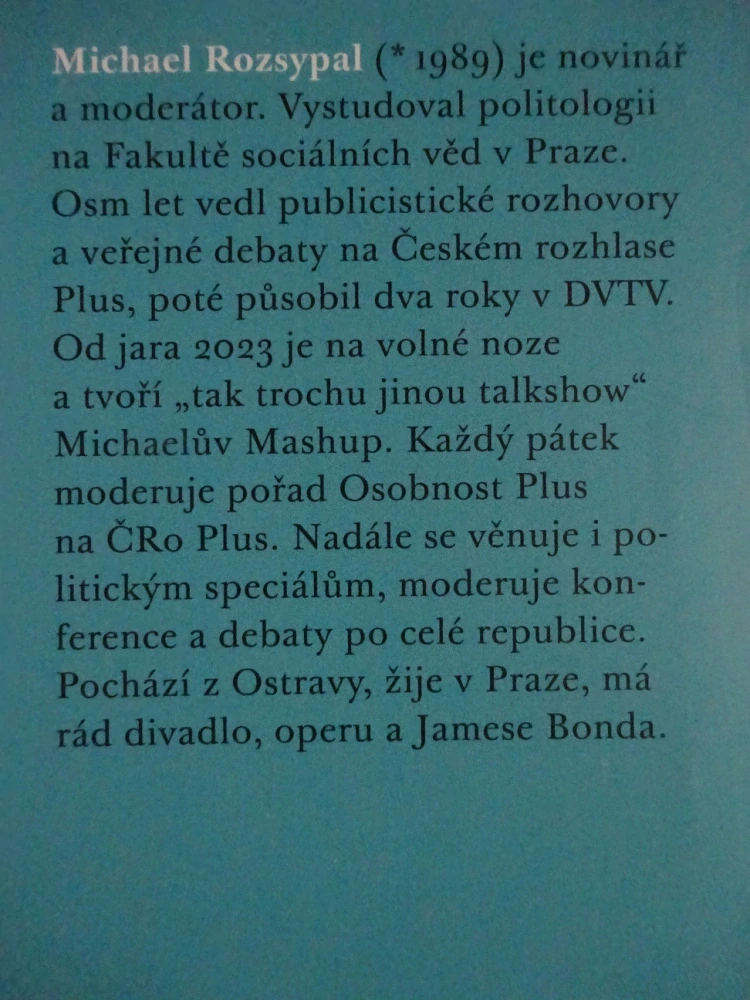 JINDŘICH ŠÍDLO, JÁ SI TO VŠECHNO PAMATUJU, MICHAEL ROZSYPAL, **an