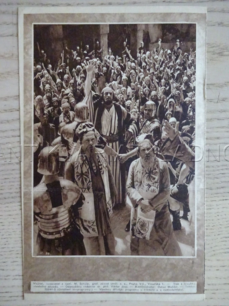 VĚČNÝ ŽID, J. MAUDE, BIO PROGRAM Č. 121, 1934