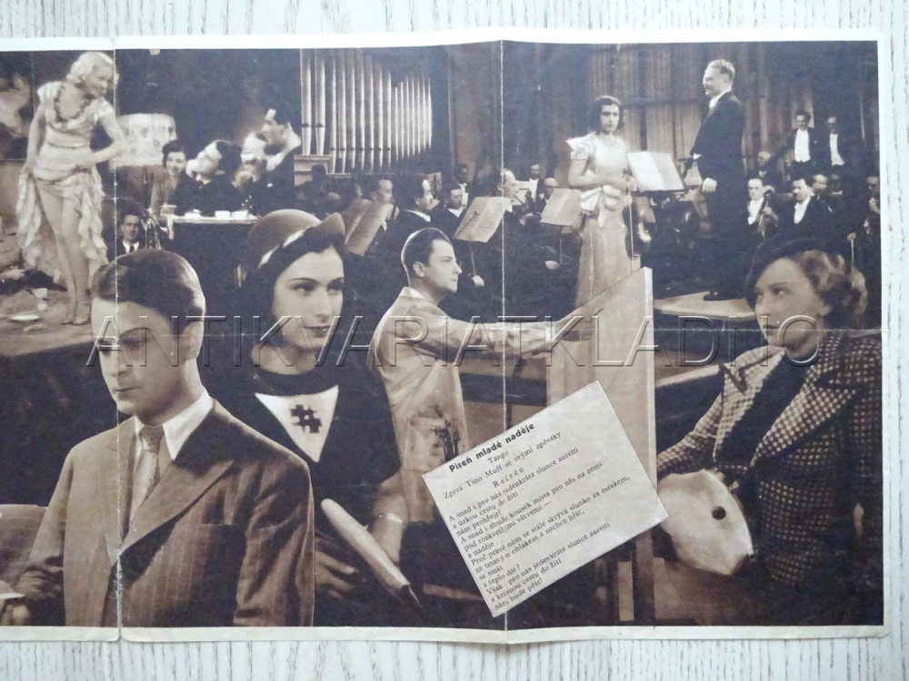 HUDBA SRDCÍ..., Š. HOZA, BIO PROGRAM Č. 167, 1934