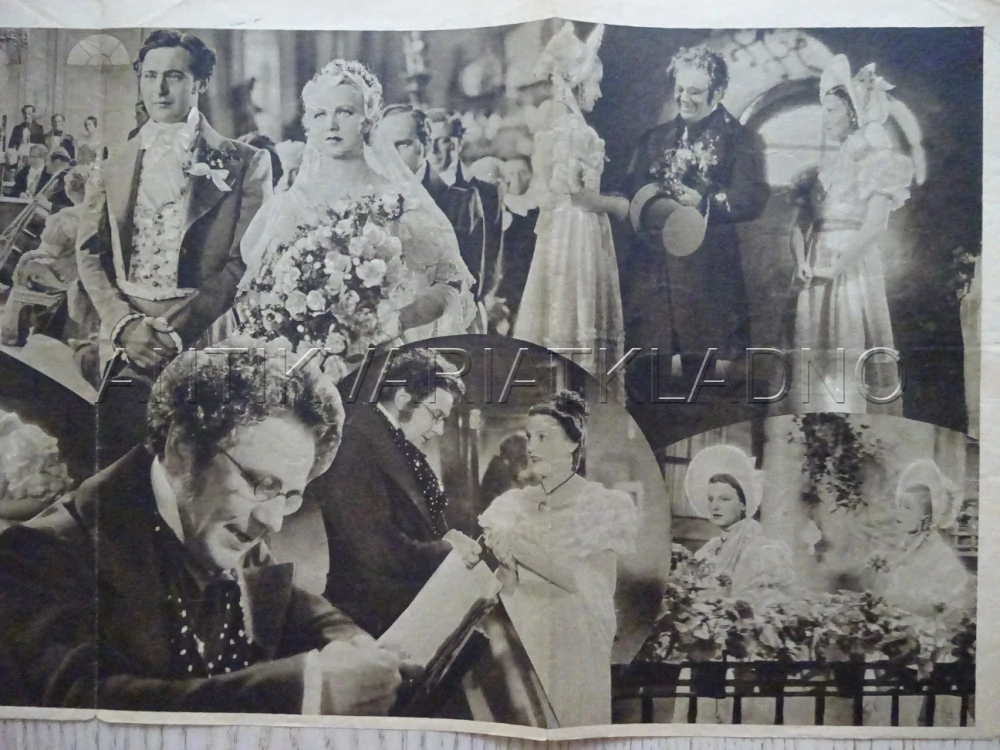 TŘI DĚVČÁTKA KOLEM SCHUBERTA, P. HORBIGER, BIO PROGRAM Č. 382, 1936